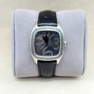 David Yurman 32mm Thoroughbred Quartz Watch With Black Diamonds